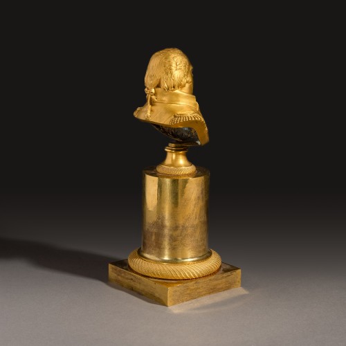 XIXe siècle - Buste royaliste de Louis XVIII d'après Bosio - époque Restauration