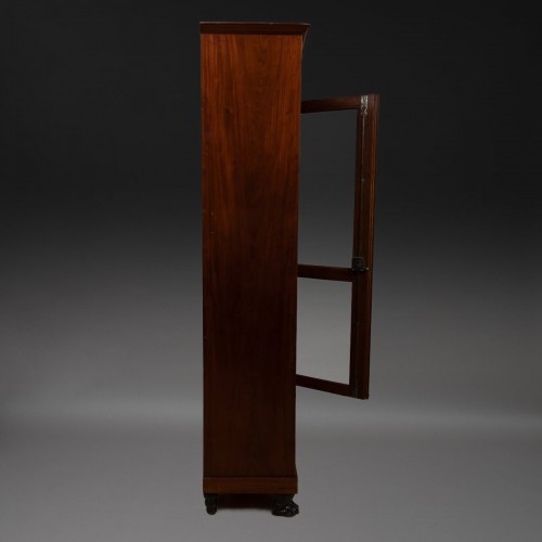 Bibliothèque ou armoire vitrée en acajou - époque Consulat Empire - Empire