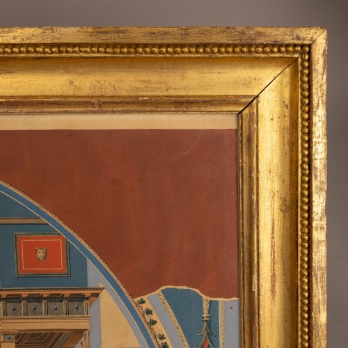Gravures et livres anciens  - Campanella d'après Maron vers 1781 - grande gravure d'Hercule ivre