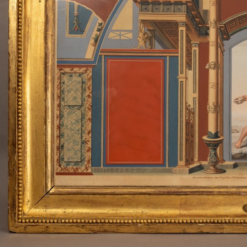 XVIIIe siècle - Campanella d'après Maron vers 1781 - grande gravure d'Hercule ivre