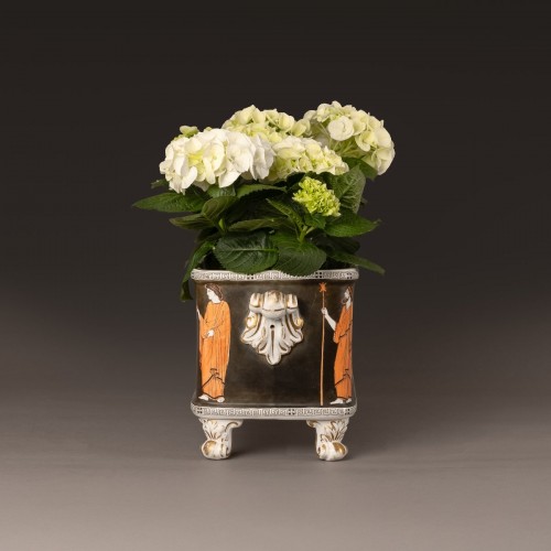 Importante jardinière en faïence, Hill Pottery Staffordshire circa 1860 - Napoléon III