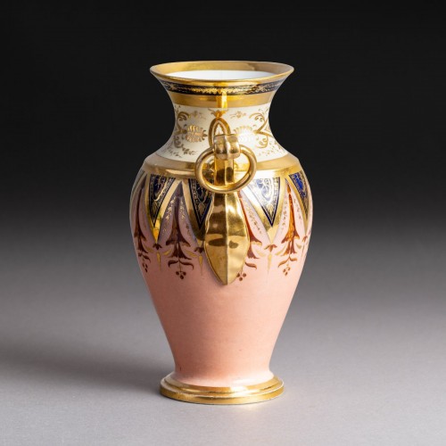Céramiques, Porcelaines  - Vase balustre à décor "arabesque" - Manufacture de Halley, vers 1800