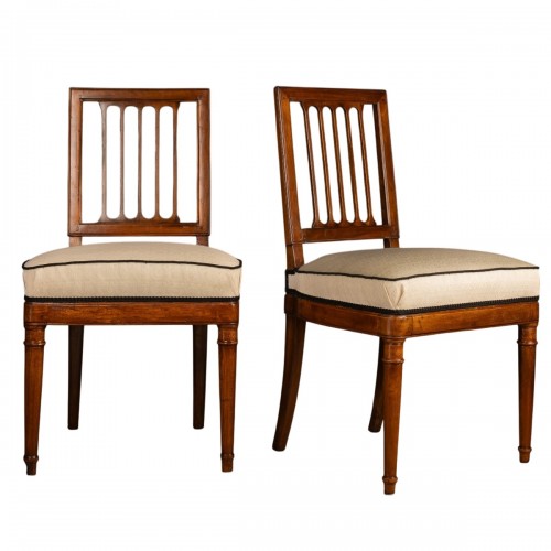 Georges Jacob - Pair Of Chairs Circa 1790, Delivered For The Tuileries