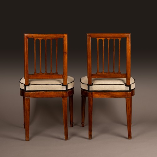 Georges Jacob - Pair Of Chairs Circa 1790, Delivered For The Tuileries - Louis XVI