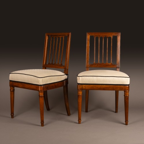 Louis XVI - Georges Jacob - Pair Of Chairs Circa 1790, Delivered For The Tuileries