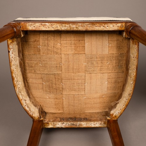 Antiquités - Georges Jacob - Pair Of Chairs Circa 1790, Delivered For The Tuileries