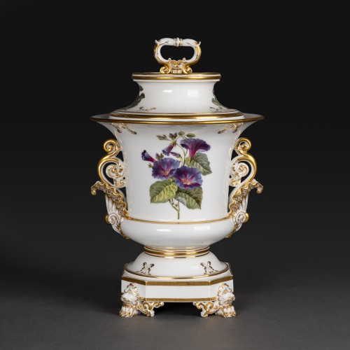 Escalier de Cristal, vers 1830 - important vase glacière en porcelaine - période Boin - Céramiques, Porcelaines Style Restauration - Charles X