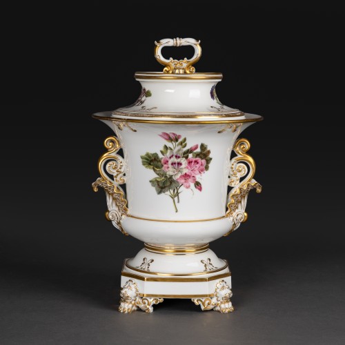 Escalier de Cristal, vers 1830 - important vase glacière en porcelaine - période Boin - Restauration - Charles X