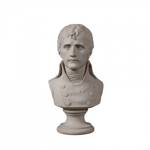 Manufacture de Sèvres, 1800-1801 - buste de Bonaparte Consul d'après Boizot - biscuit