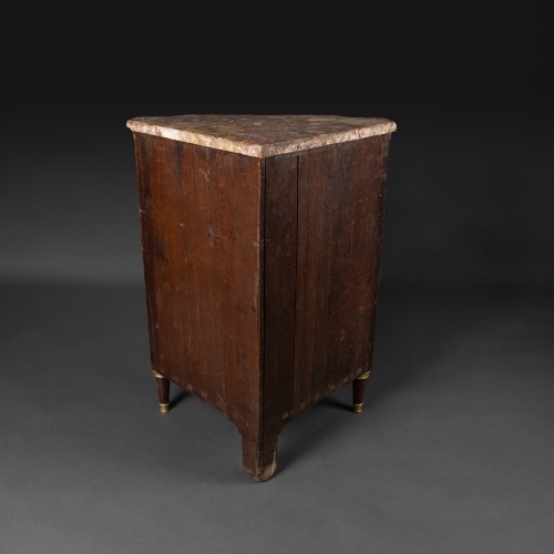 Louis XVI - Etienne Levasseur, Maitre In 1767—corner Cupboard - Lemonwood —louis XVI P