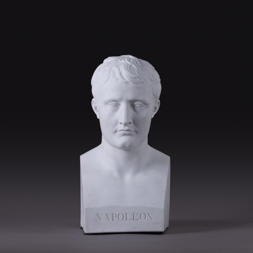 Imperial Sèvres Manufactory, 1808—bust Of Napoleon After Chaudet—2nd Size,  - Porcelain & Faience Style Empire