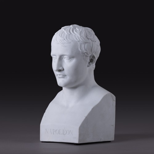 Porcelain & Faience  - Imperial Sèvres Manufactory, 1808—bust Of Napoleon After Chaudet—2nd Size, 