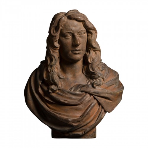 The Netherlands Or England, Louis XIV Period—17th-century Terracotta Bust O