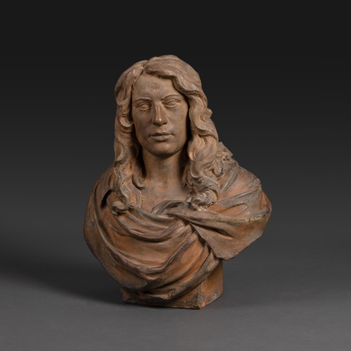 Sculpture  - The Netherlands Or England, Louis XIV Period—17th-century Terracotta Bust O