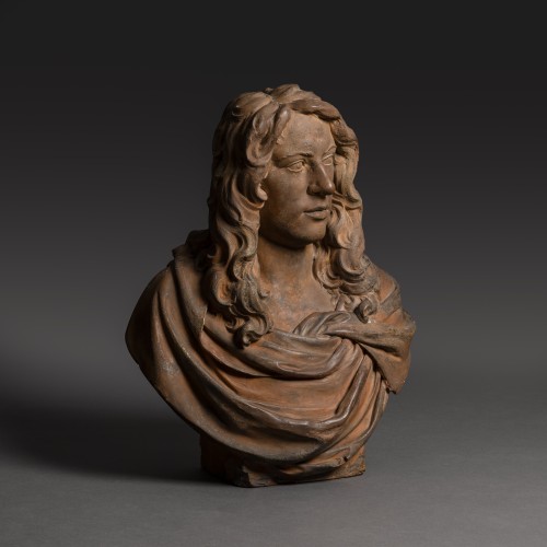 The Netherlands Or England, Louis XIV Period—17th-century Terracotta Bust O - 