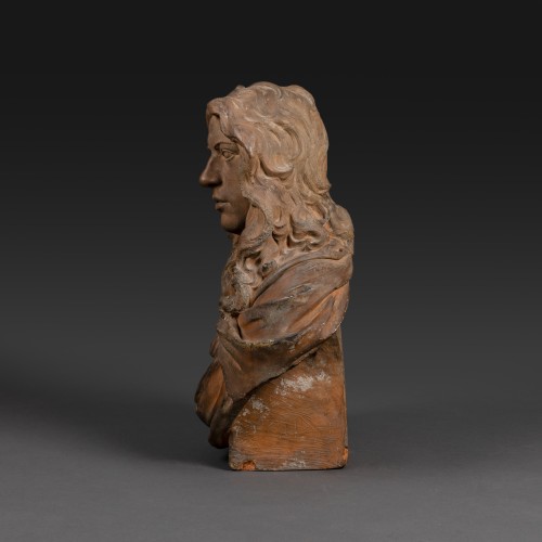 The Netherlands Or England, Louis XIV Period—17th-century Terracotta Bust O - Louis XIV