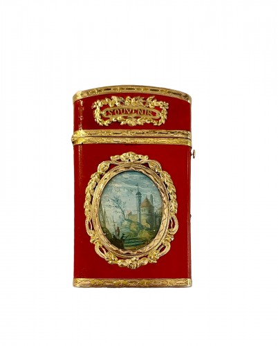 Souvenir Of Friendship Case In Lacquer And Gold, Louis XVI Period