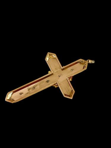 Grande croix en or d'époque Napoléon III - SeblAntic