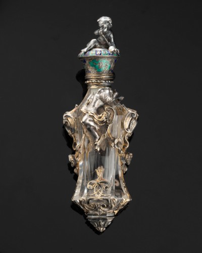 Antiquités - Morel &amp; Duponchel:- “soap Bubbles” perfume bottle