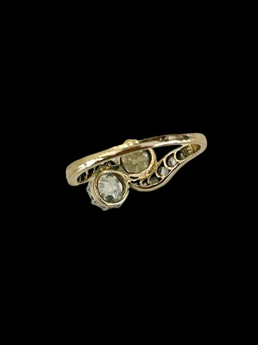 Bijouterie, Joaillerie Bagues - Bague Belle époque  Toi et Moi