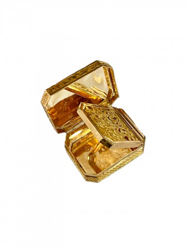 Empire Period Gold Perfume Box