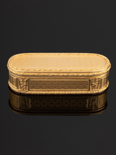 XVIIIe siècle - Tabatière en or d'époque Louis XVI