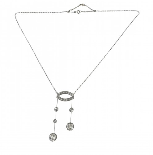Collier dit Négligé en or et diamants - SeblAntic