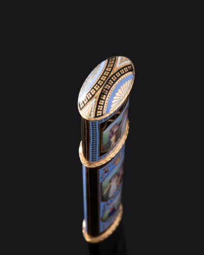 Directoire - Gold And Enamel Case From The Late 18th Century
