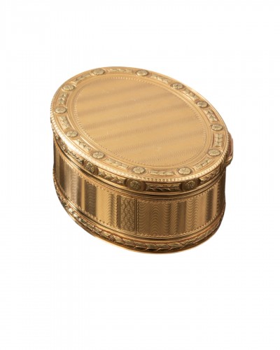 Gold Snuffbox By Jean Joseph Barrière, Louis XVI Period