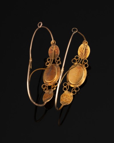 Paire de poissardes en or - SeblAntic