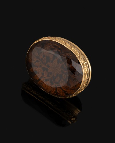 Gold And Smoky Quartz Vinaigrette Scent Bottle - Louis-Philippe