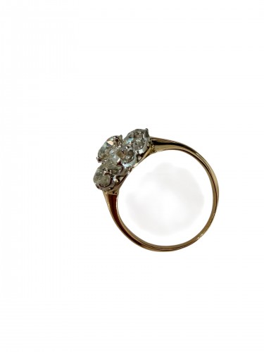 Bijouterie, Joaillerie Bagues - Bague Pompadour en or et diamants de taille ancienne