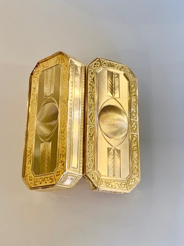 XIXe siècle - Tabatière en or par David Lhonorey