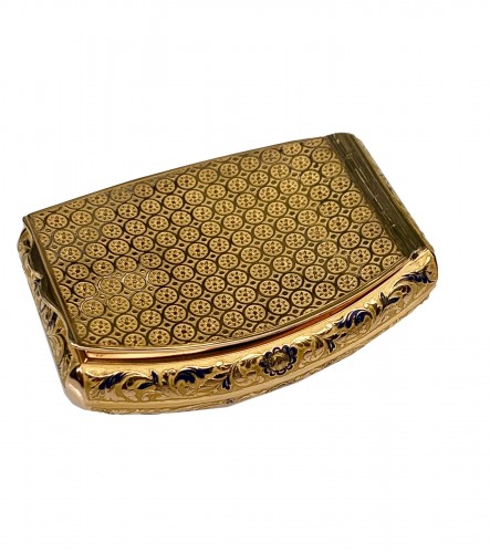 Gold pocket snuffbox