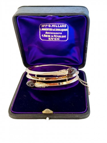 Bracelet Napoléon III en or et grenats