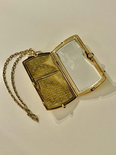 Gold women necessaire - Antique Jewellery Style Art Déco