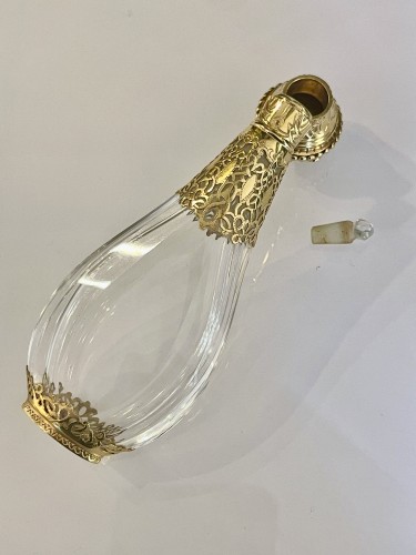 Scent Permume bottle In Crystal, Gold, Pearls And Lapis Lazuli - 
