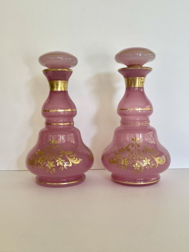 Pink opaline large bottles - 