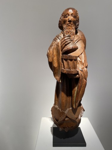 Le roi Melchior des 3 Mages (Flandres, ca 1500) - Art sacré, objets religieux Style Renaissance