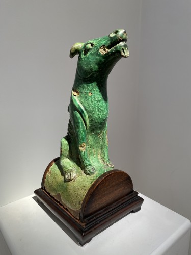 Tuile de chien-loup - Chine, dynastie Ming 1368-1644 - Arts d