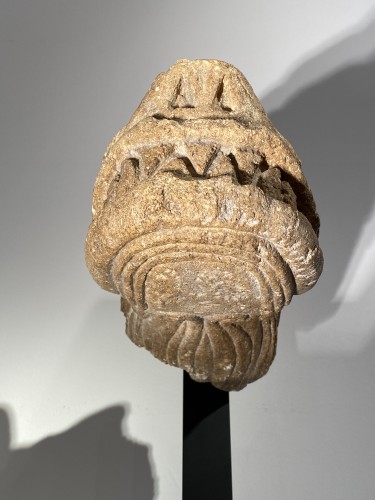 Tête de monstre romane, Royaume-Uni XIIe siècle - Moyen Âge