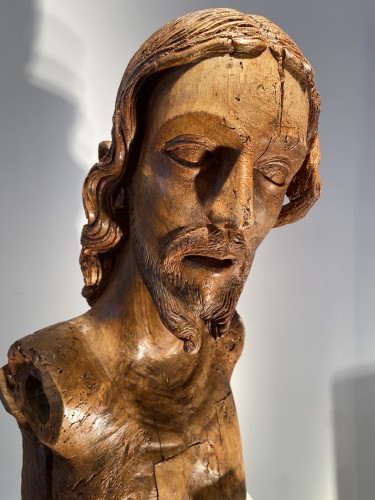 Art sacré, objets religieux  - Torse du Christ (Italie, XVe siècle)