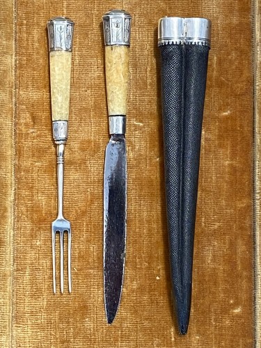 Louis XIV - Travel Cutlery Set (Netherlands, 17th century)