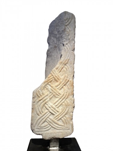 Fragment de marbre longobard, Italie VIIIe siècle