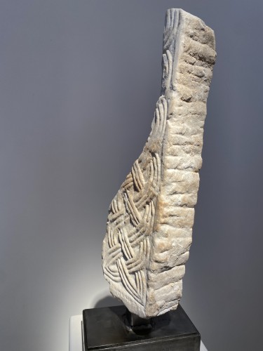 BC to 10th century - Longobard Marble Fragment, Italy 8th century