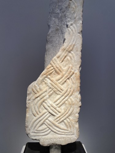 Longobard Marble Fragment, Italy 8th century - Middle age