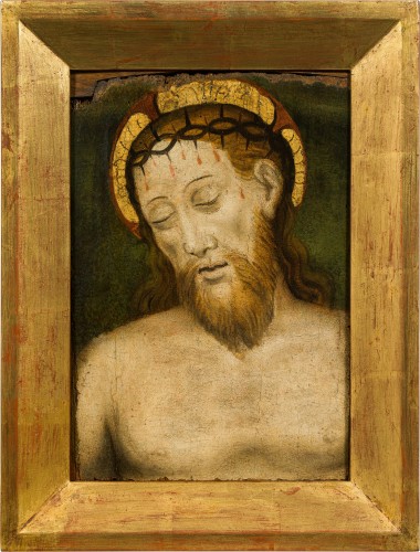 Christ as ‘Man of Sorrows’ (Italy, ca 1500) - Religious Antiques Style Renaissance