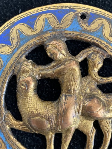 Moyen Âge - Médaillon Limoges, France XIIIe siècle