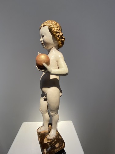 Antiquités - Child Jesus as Saviour of the World - Mechelen/Malines, early 16th century