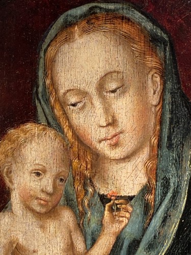 <= 16th century - Madonna with Child, Flanders 16th century